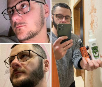 Лосьйон для росту бороди minoxidil:7%&nbsp; (200&nbsp;мл)ㅤ