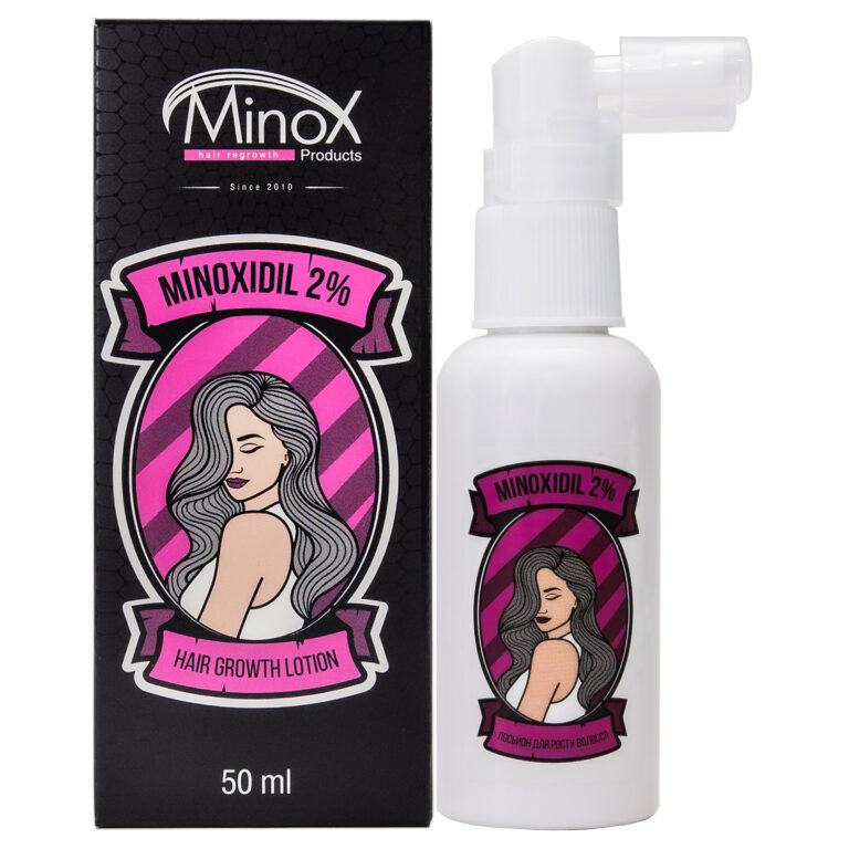 Лосьйон для росту волосся minoxidil 2% 50 мл - MinoX.ua
