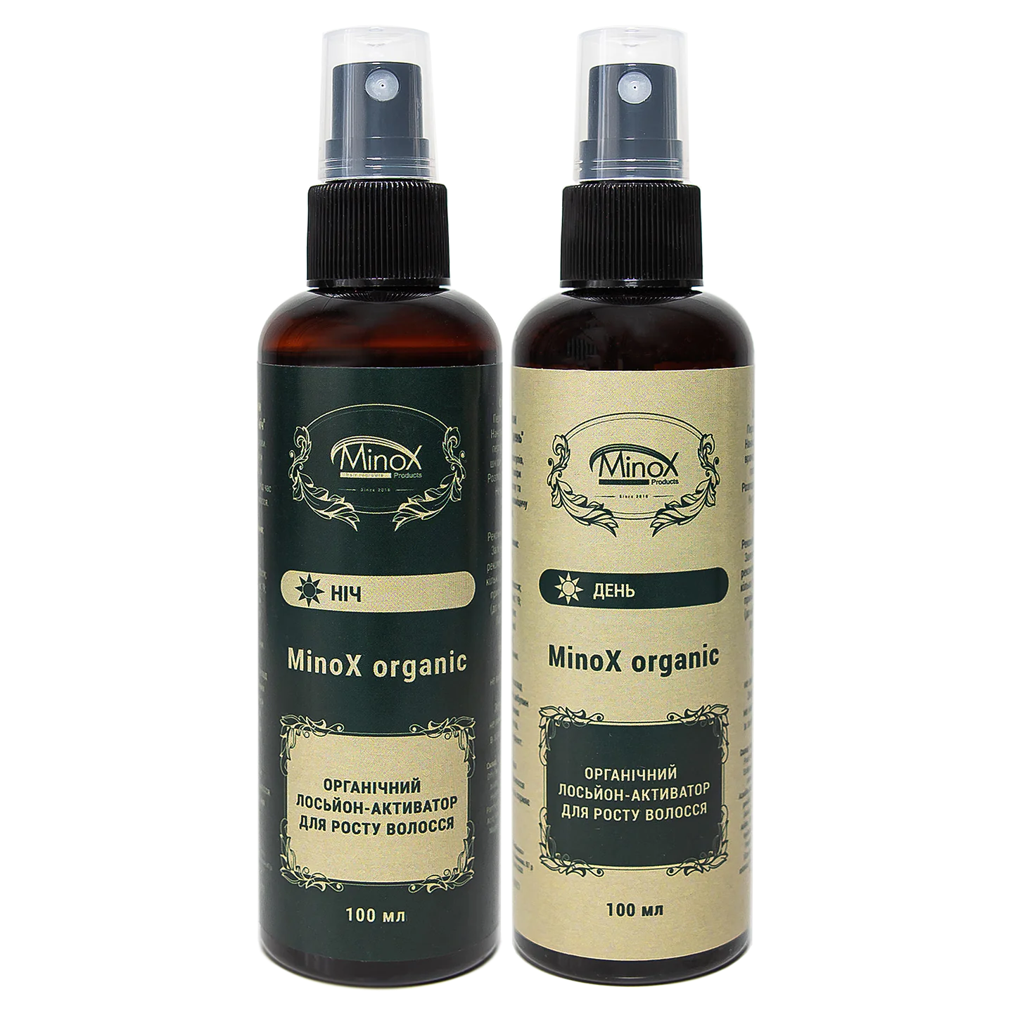 DAY&NIGHT ORGANIC Органічні лосьйони від випадіння волосся (200 мл)