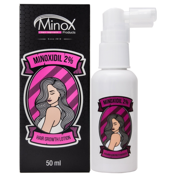 Лосьйон для росту волосся minoxidil:2% (50 мл)