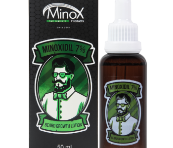 Лосьйон для росту бороди minoxidil:7%  (50 мл)ㅤ