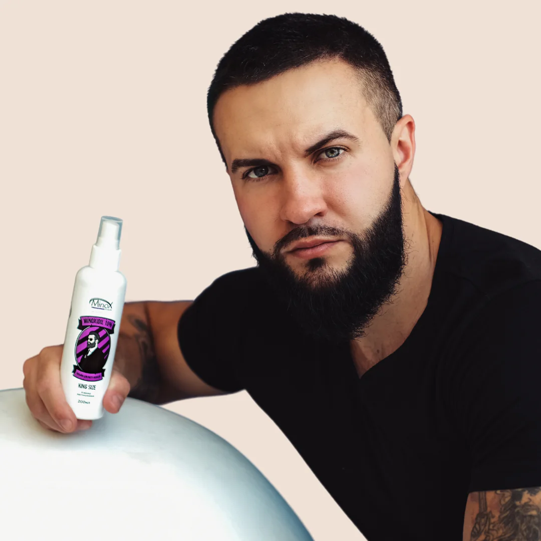 Лосьйон для росту волосся та бороди minoxidil10%(200 мл) Лосьйон для росту волосся та бороди minoxidil10%(200 мл)