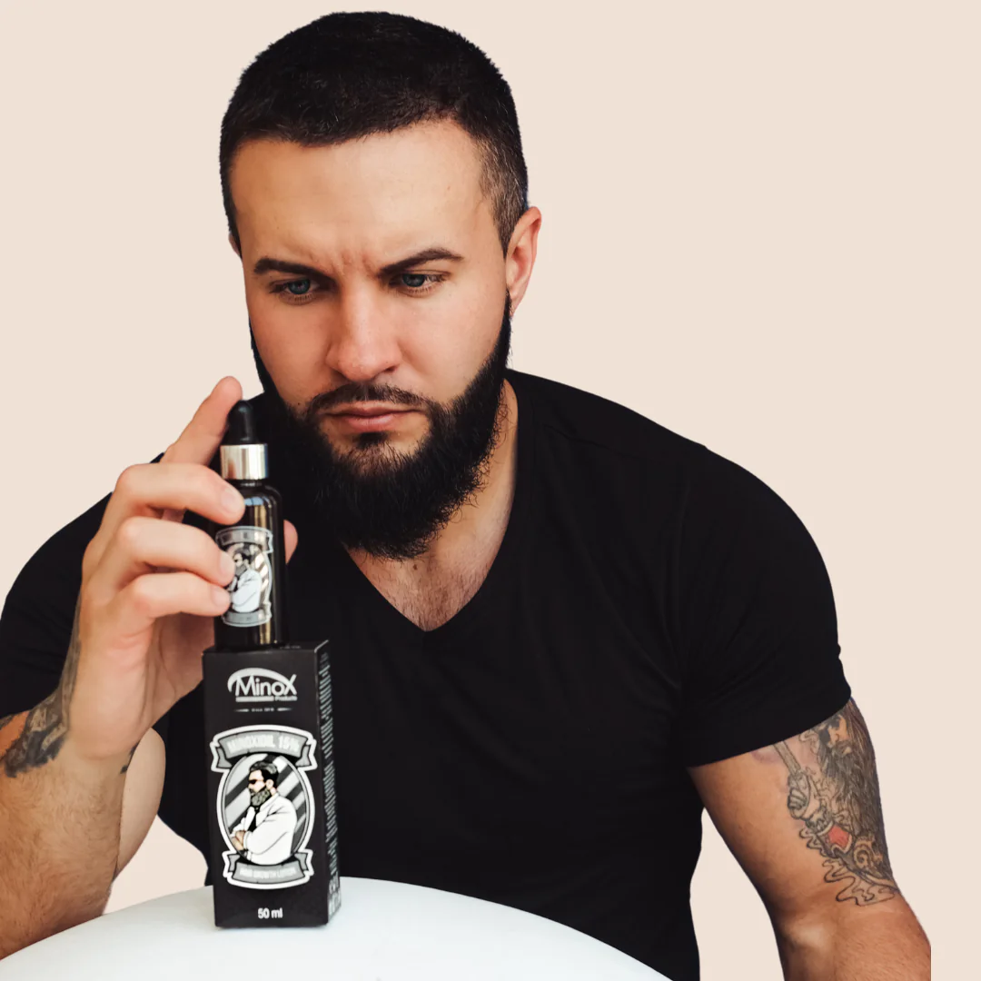 Лосьйон для росту волосся та бороди minoxidil:15% (50 мл)